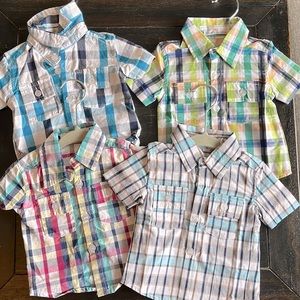 Bailey’s Blossoms Short Sleeve Button down shirts